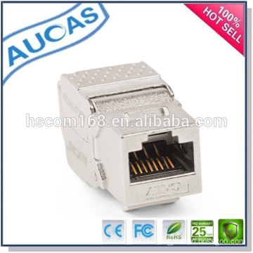 systimax cat5e cat6 cat7 UTP rj45 keystone jack / 90 degree shielded tooless IDC modular jack / modular plug connector